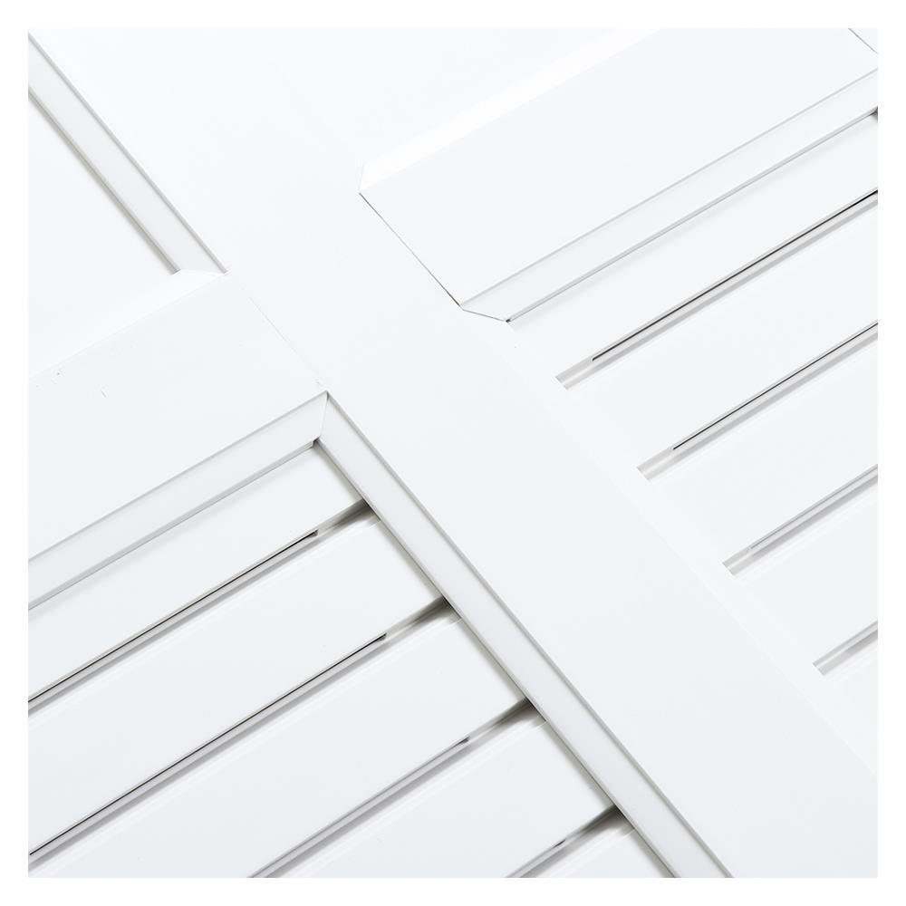 ประตูห้องน้ำ UPVC ECO-DOOR UB4 70X200 ซม. สีขาว เจาะลูกบิด