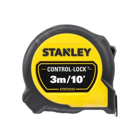 ตลับเมตรหุ้มยาง พร้อมตัวล็อก STANLEY 3 ม.