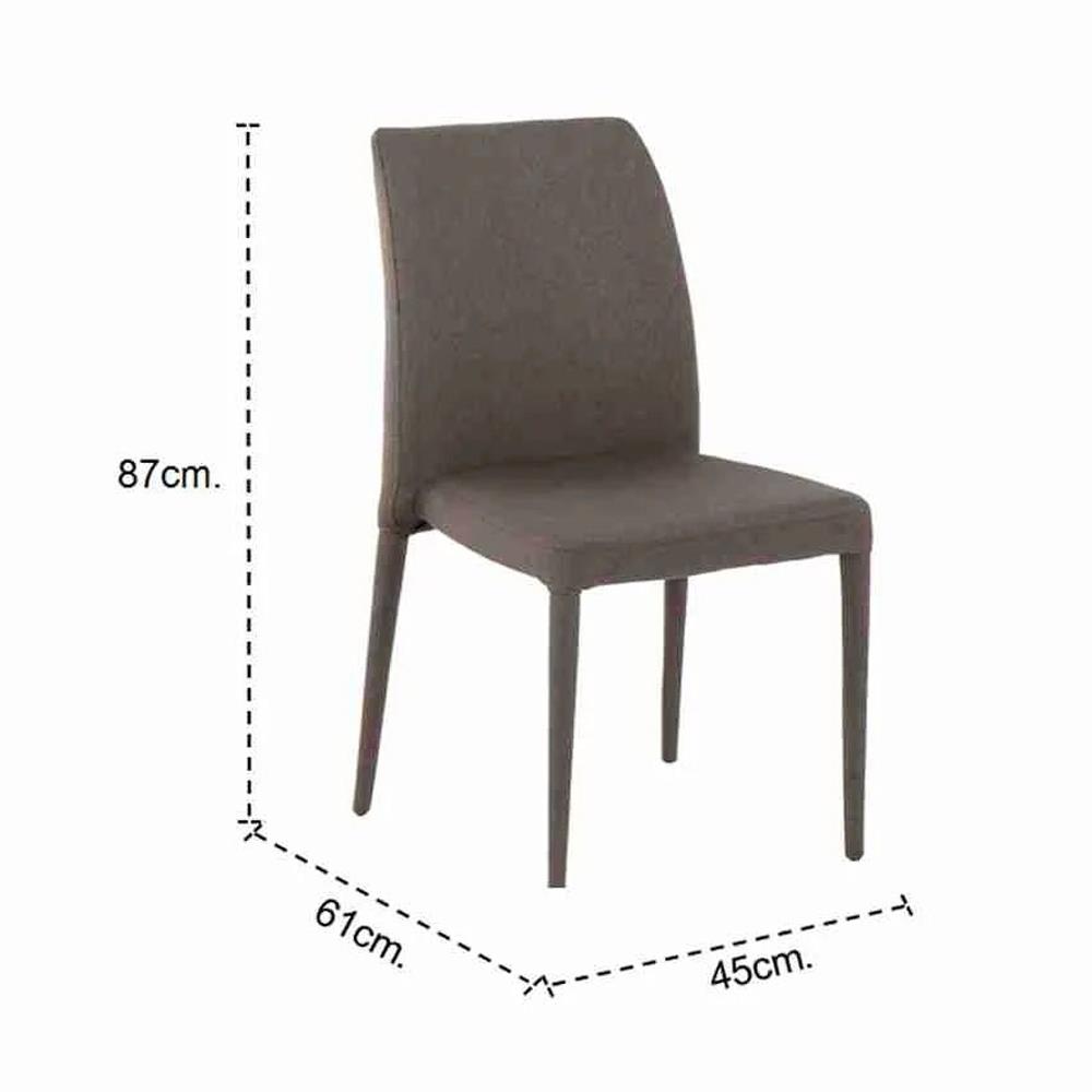 เก้าอี้ทานข้าว SB FURNITURE YAP สีน้ำตาล