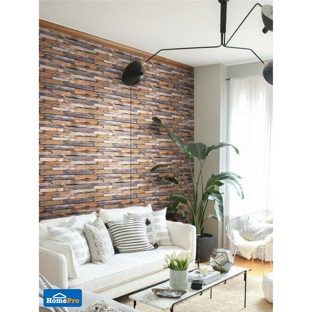 กระเบื้องผนัง 30x60 ซม. TARA โตรอนโต สโตน น้ำตาล 0.9 ตร.ม.