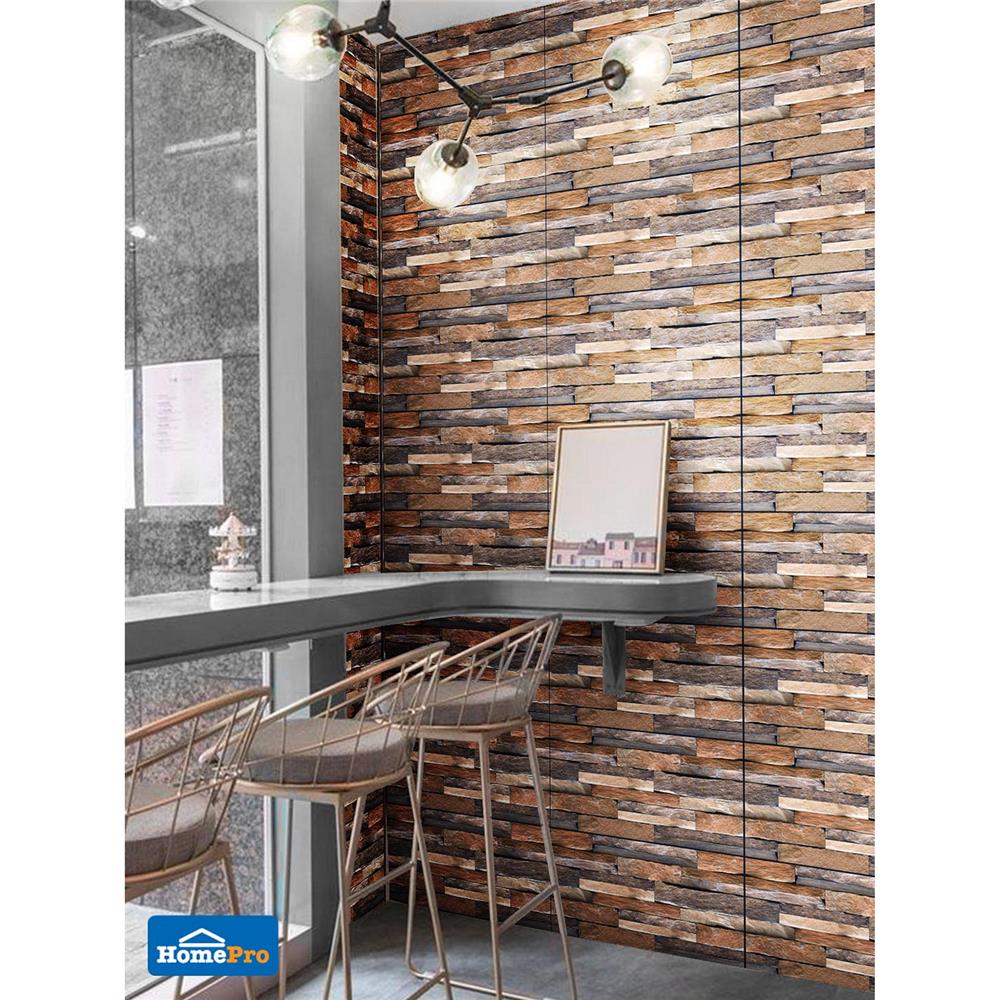 กระเบื้องผนัง 30x60 ซม. TARA โตรอนโต สโตน น้ำตาล 0.9 ตร.ม.