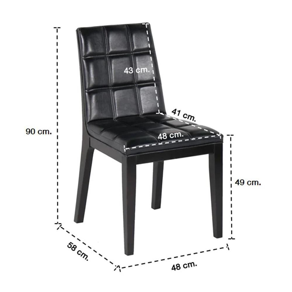 เก้าอี้ทานข้าว SB FURNITURE ZEVANO ESPRESSO สีดำ