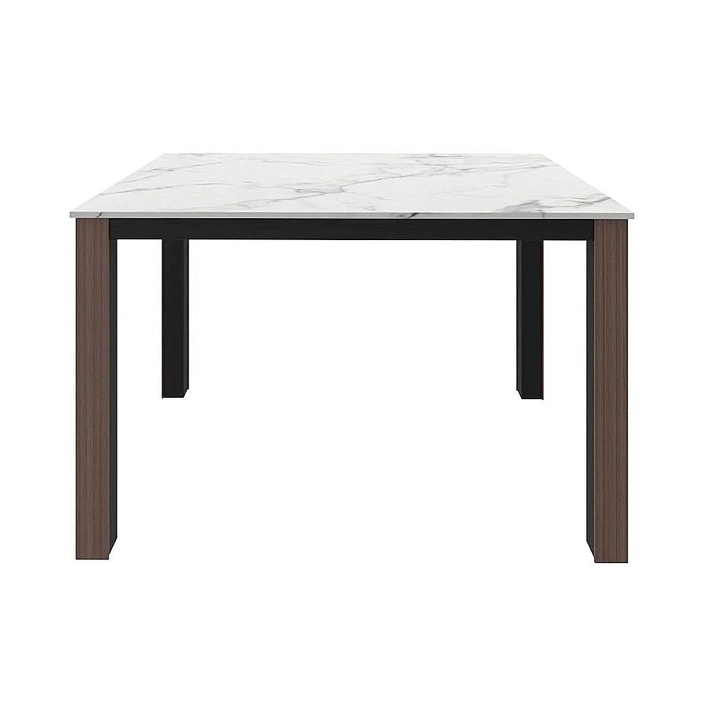 โต๊ะทานข้าว SB FURNITURE HINTEY สีขาว