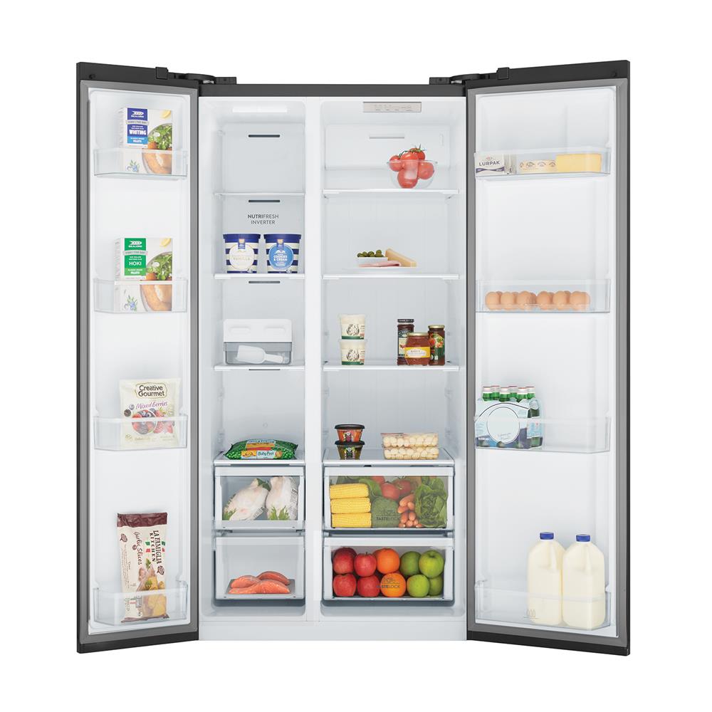 ตู้เย็น SIDE BY SIDE ELECTROLUX ESE6600A-ATH 22 คิว เทา อินเวอร์เตอร์