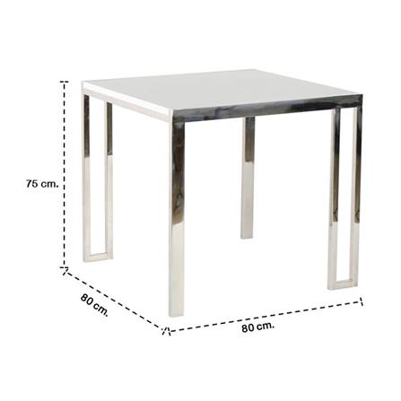 โต๊ะทานข้าว SB FURNITURE MONTIS สีขาว_2