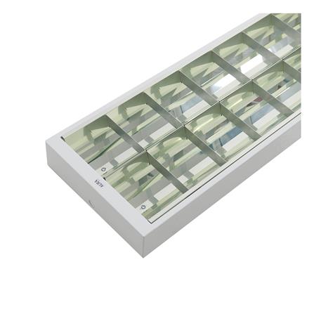 โคมสำนักงานติดลอย CARINI NY2X18OF 2X120 ซม. สีขาว_3