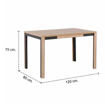 โต๊ะทานข้าว SB FURNITURE COUPE สีไม้อ่อน_3