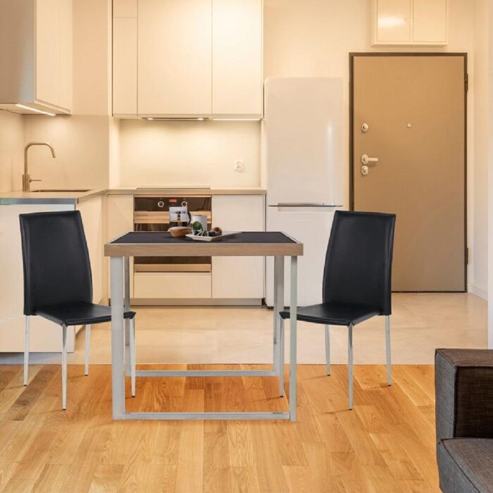 โต๊ะทานข้าว SB FURNITURE PLUTO สีดำ