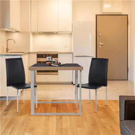 โต๊ะทานข้าว SB FURNITURE PLUTO สีดำ_4