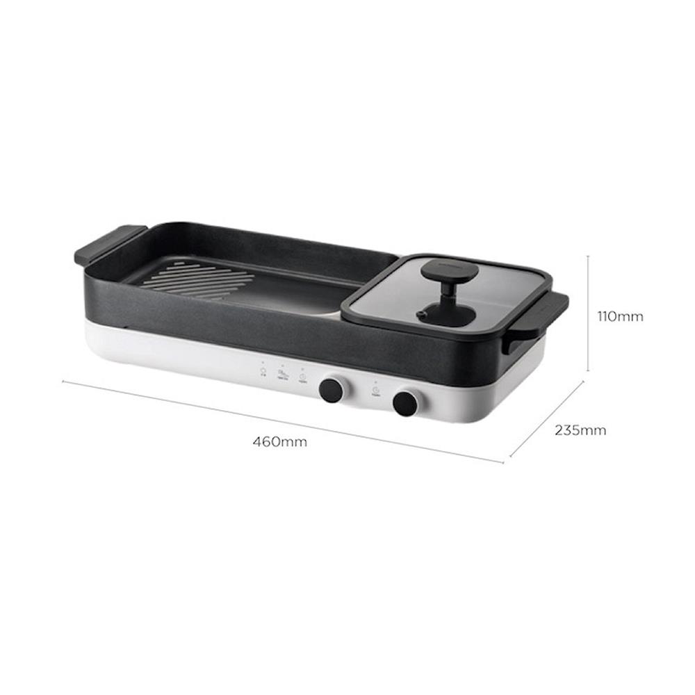 เตาแม่เหล็กไฟฟ้า LOCKNLOCK EJI326S001 สีขาว