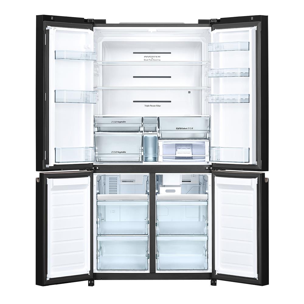 ตู้เย็น MULTIDOOR HITACHI RWB700VTH2 GBK 22.8 คิว กระจกดำ อินเวอร์เตอร์