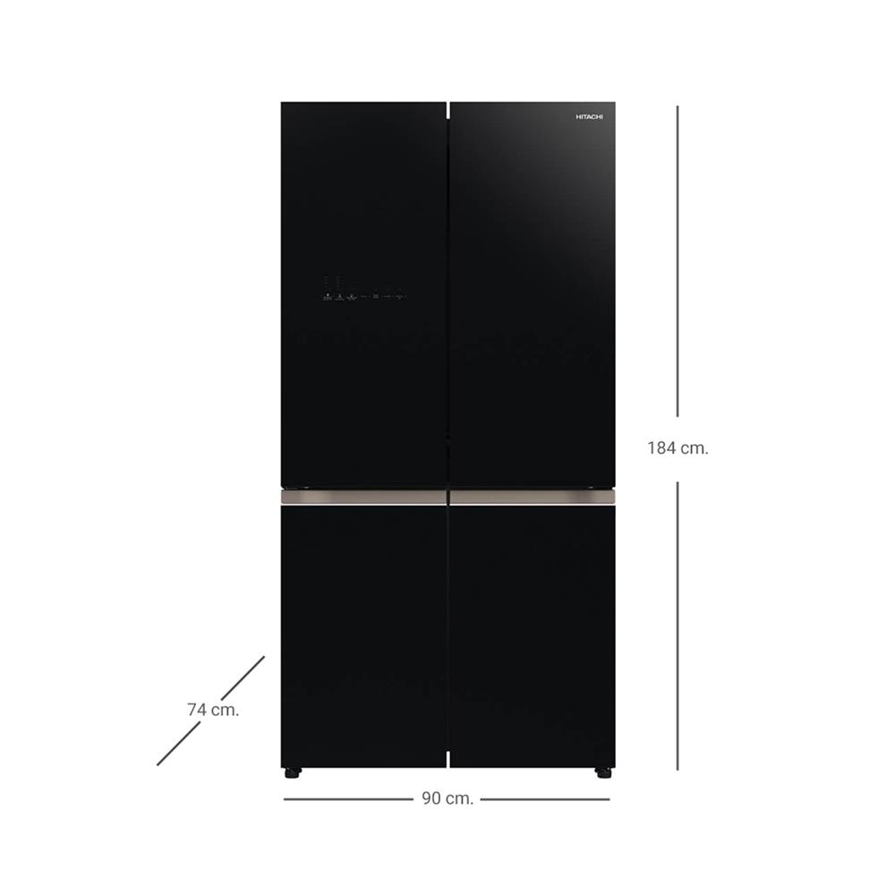 ตู้เย็น MULTIDOOR HITACHI RWB700VTH2 GBK 22.8 คิว กระจกดำ อินเวอร์เตอร์
