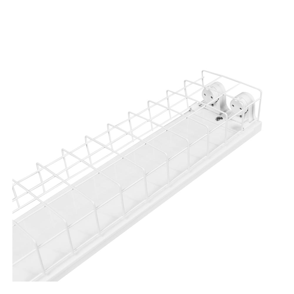 โคมตะแกรงลวด CARINI NY2X18G 2X1200 สีขาว