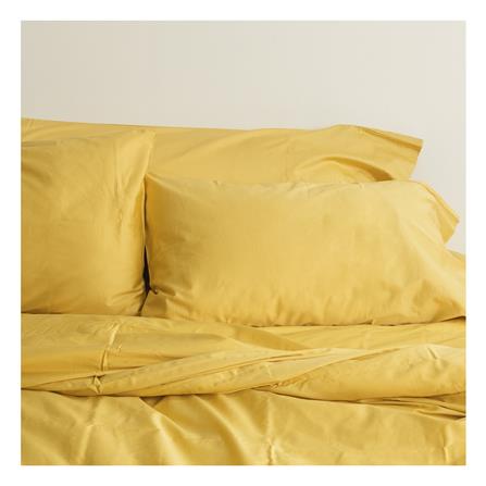 ชุดผ้าปูที่นอน 3.5 ฟุต 2 ชิ้น BENEATH SUNSHINE YELLOW สีเหลือง_1