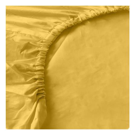 ชุดผ้าปูที่นอน 3.5 ฟุต 2 ชิ้น BENEATH SUNSHINE YELLOW สีเหลือง_4