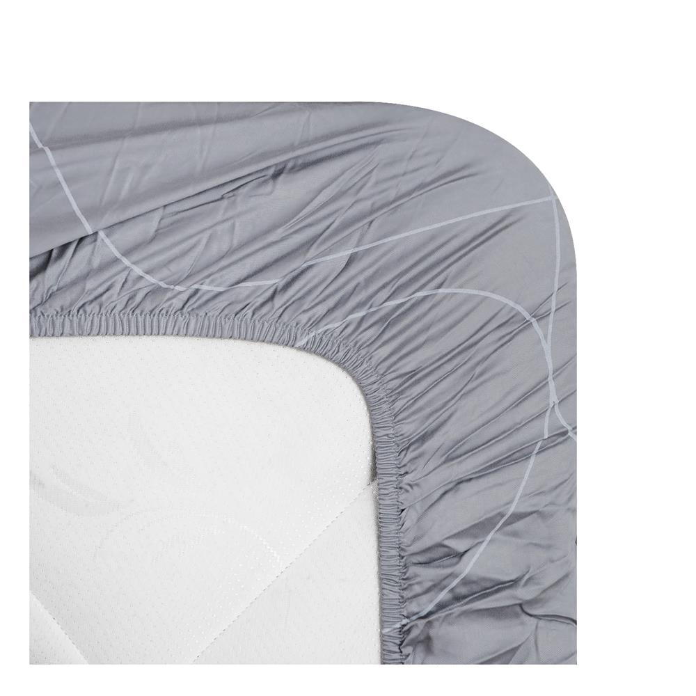 ชุดผ้าปูที่นอน 3.5 ฟุต 4 ชิ้น HOME LIVING STYLE RALPH สี GREY