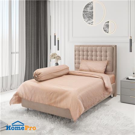 ชุดผ้าปูที่นอน 3.5 ฟุต 4 ชิ้น HOME LIVING STYLE HAZEL สี BROWN_0