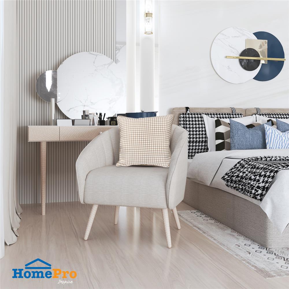 หมอนอิง HOME LIVING STYLE HOUNDSTOOTH 18X18 นิ้ว สีครีม