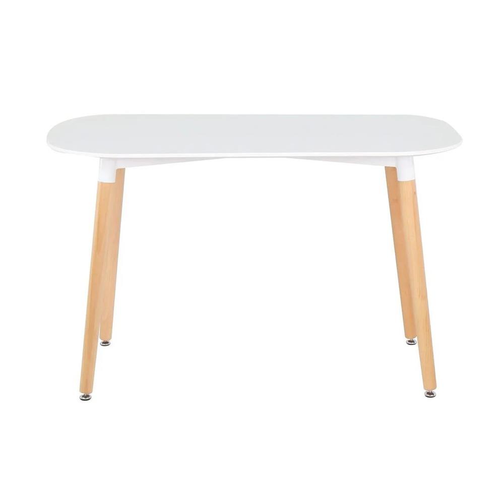 โต๊ะทานข้าว SB FURNITURE LASTA A120 สีขาว