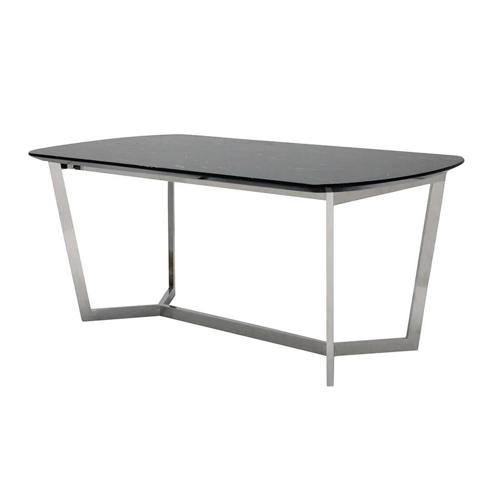 โต๊ะทานข้าว SB FURNITURE AVENTE A180 สีดำ