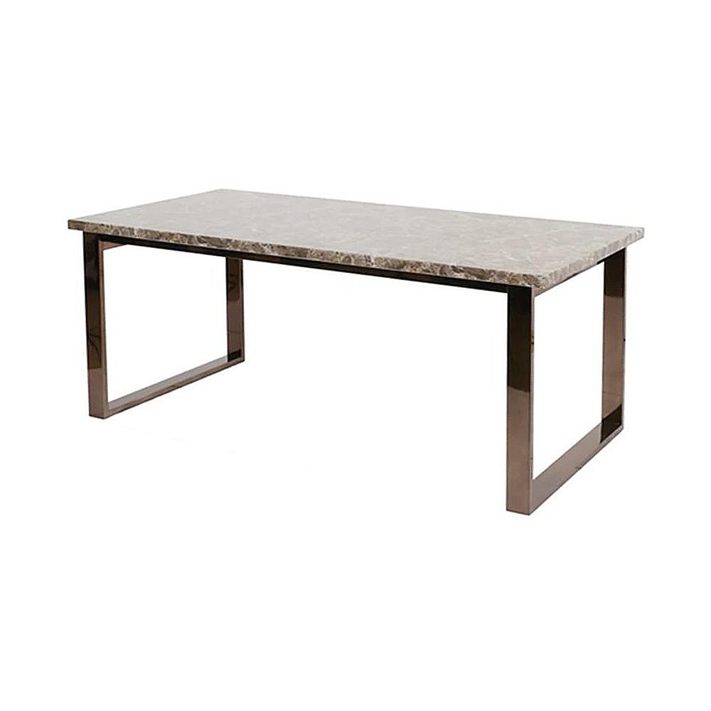 โต๊ะทานข้าว SB FURNITURE PLATZ A180 2 BRONZE สีน้ำตาลเข้ม