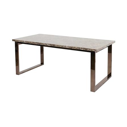 โต๊ะทานข้าว SB FURNITURE PLATZ A180 2 BRONZE สีน้ำตาลเข้ม_0