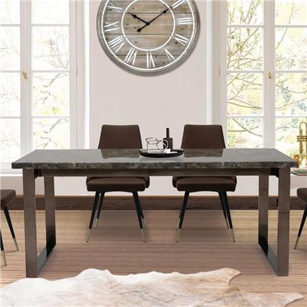 โต๊ะทานข้าว SB FURNITURE PLATZ A180 2 BRONZE สีน้ำตาลเข้ม_2