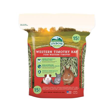 หญ้าแห้งสำหรับสัตว์ฟันแทะ OXBOW WESTERN TIMOTHY 425 ก._0