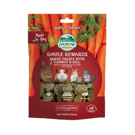 ขนมสัตว์ฟันแทะ OXBOW BAKED TREATS WITH CARROT AND DILL 3 ออนซ์_0
