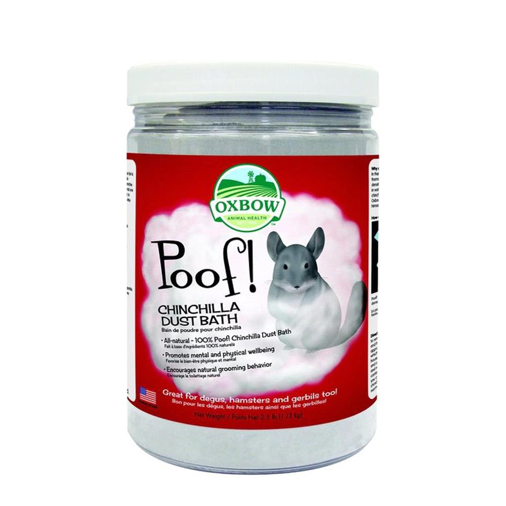 ทรายอาบน้ำชินชิลล่า OXBOW POOF CHINCHILLA DUST BATH