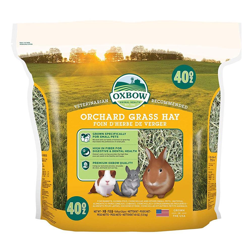 หญ้าแห้งสำหรับสัตว์ฟันแทะ OXBOW ORCHARD GRASS 40 ออนซ์