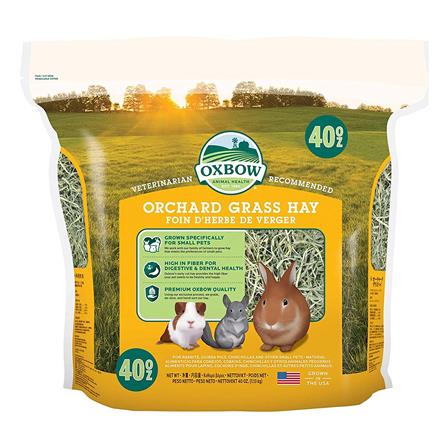 หญ้าแห้งสำหรับสัตว์ฟันแทะ OXBOW ORCHARD GRASS 40 ออนซ์_0