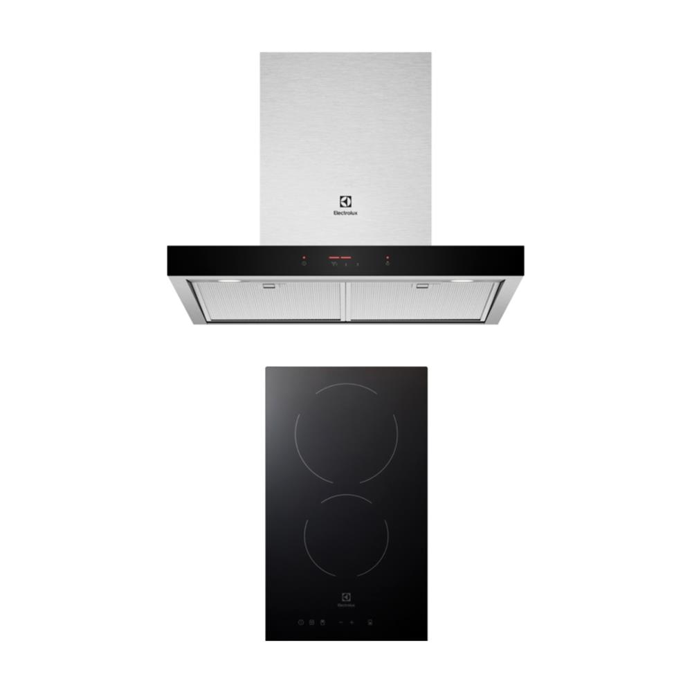 เตาฝัง+เครื่องดูดควัน ELECTROLUX EHC325BA+ECT6740S