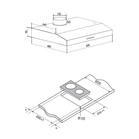 เตาฝัง+เครื่องดูดควัน ELECTROLUX EHC325BA+ECF6214X_4