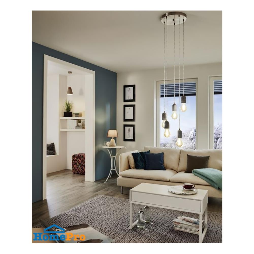 ไฟช่อ EGLO SILVARES 95524 สีเทา 5 หัว