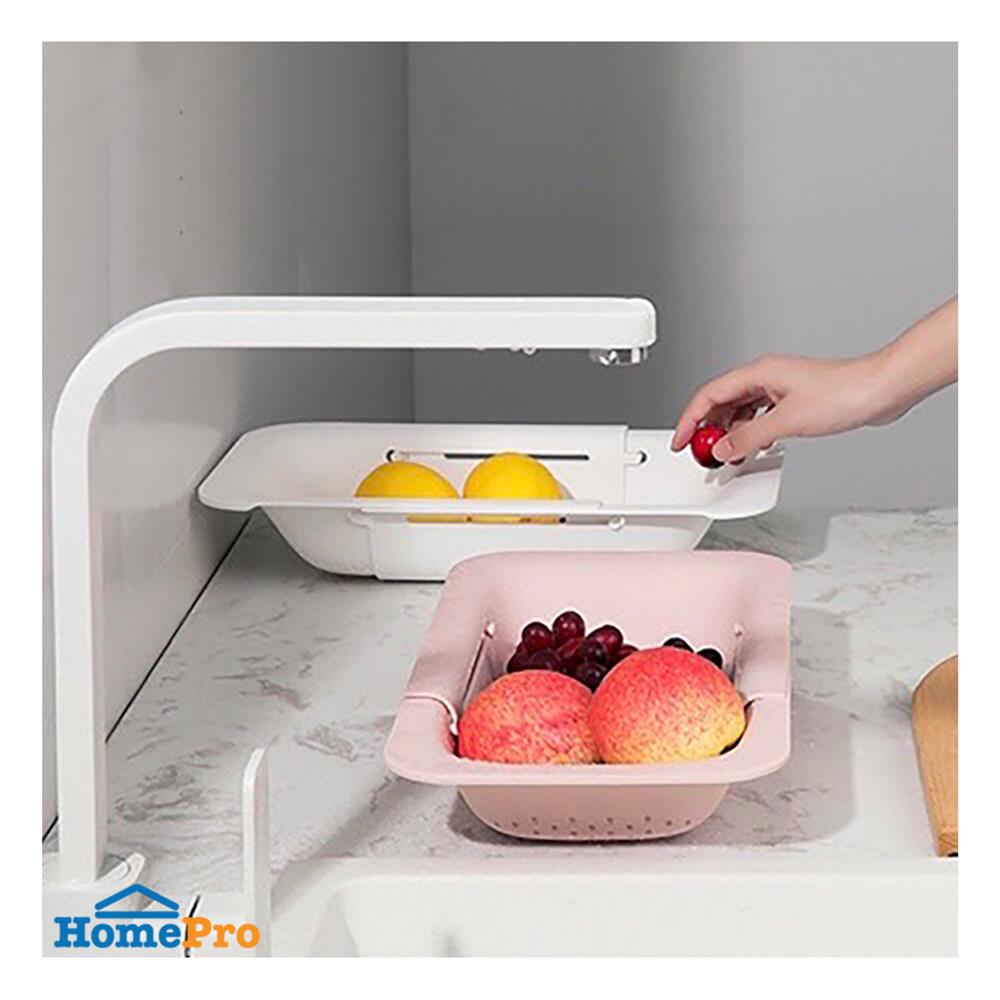 ตะแกรงพลาสติกยืดหด PARNO PAR-AP-ONEW สีขาว