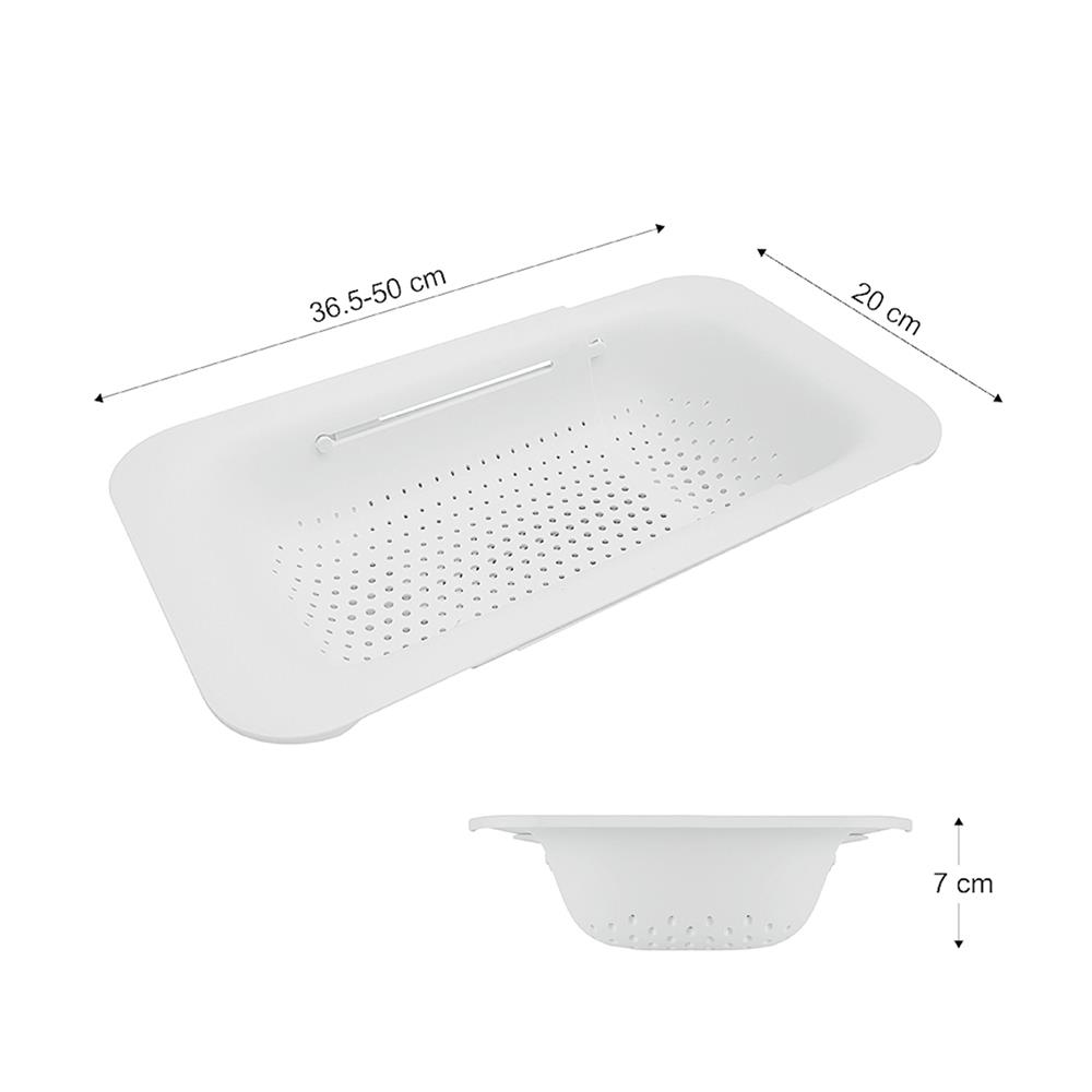 ตะแกรงพลาสติกยืดหด PARNO PAR-AP-ONEW สีขาว
