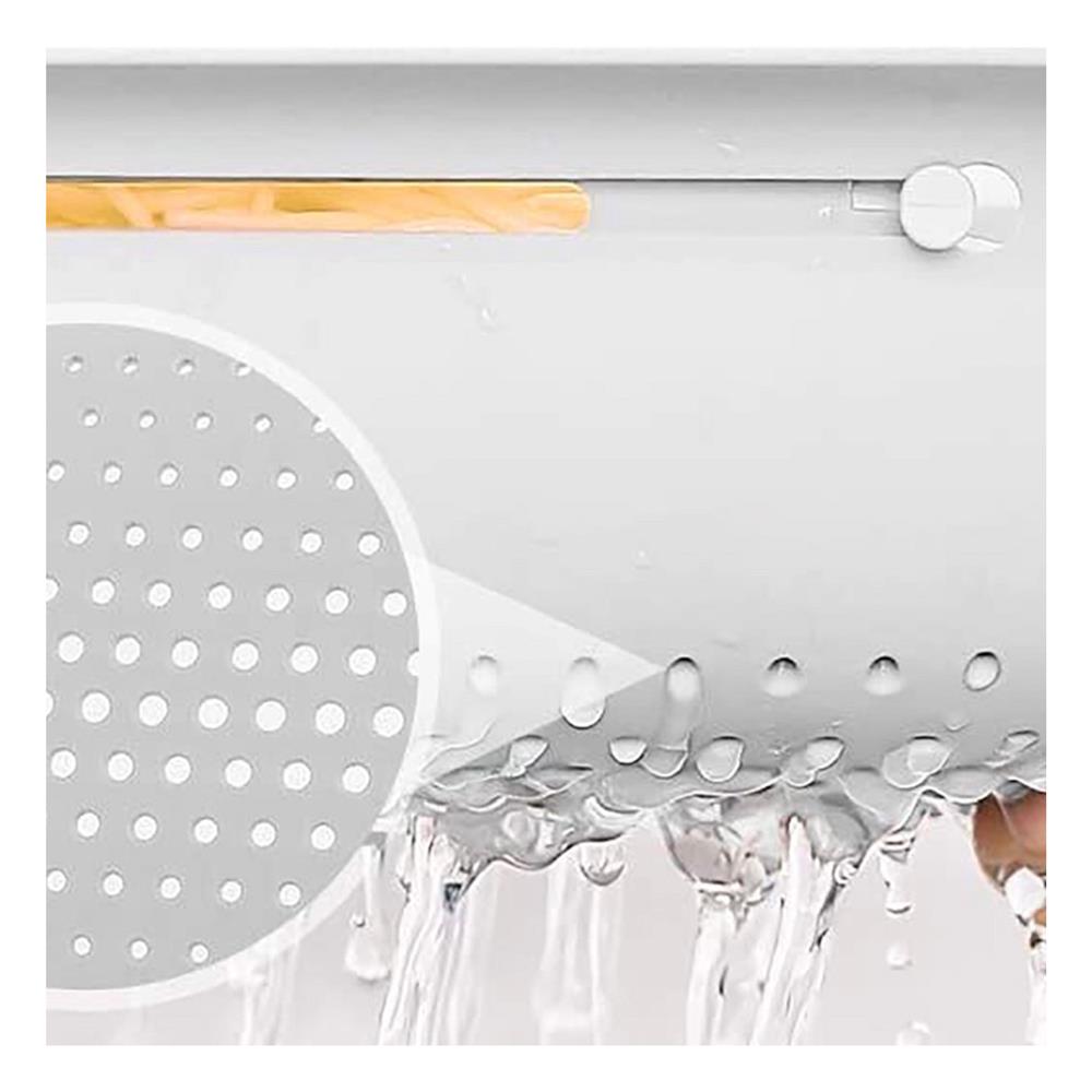 ตะแกรงพลาสติกยืดหด PARNO PAR-AP-ONEW สีขาว