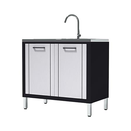 ตู้ตั้งพื้น CABIN HARVIN 1 หลุม 1 ที่พัก 90 ซม. สีเทา_1