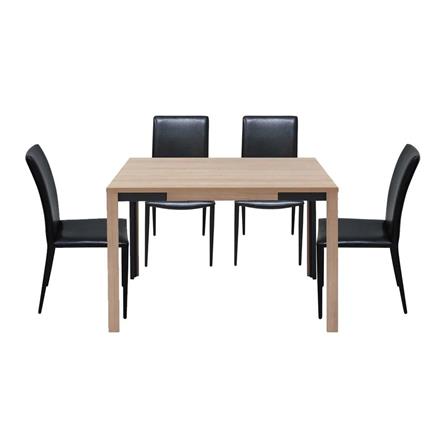 ชุดโต๊ะทานข้าว 4 ที่นั่ง SB FURNITURE COUPE/ALADIN สีไม้ธรรมชาติ_0