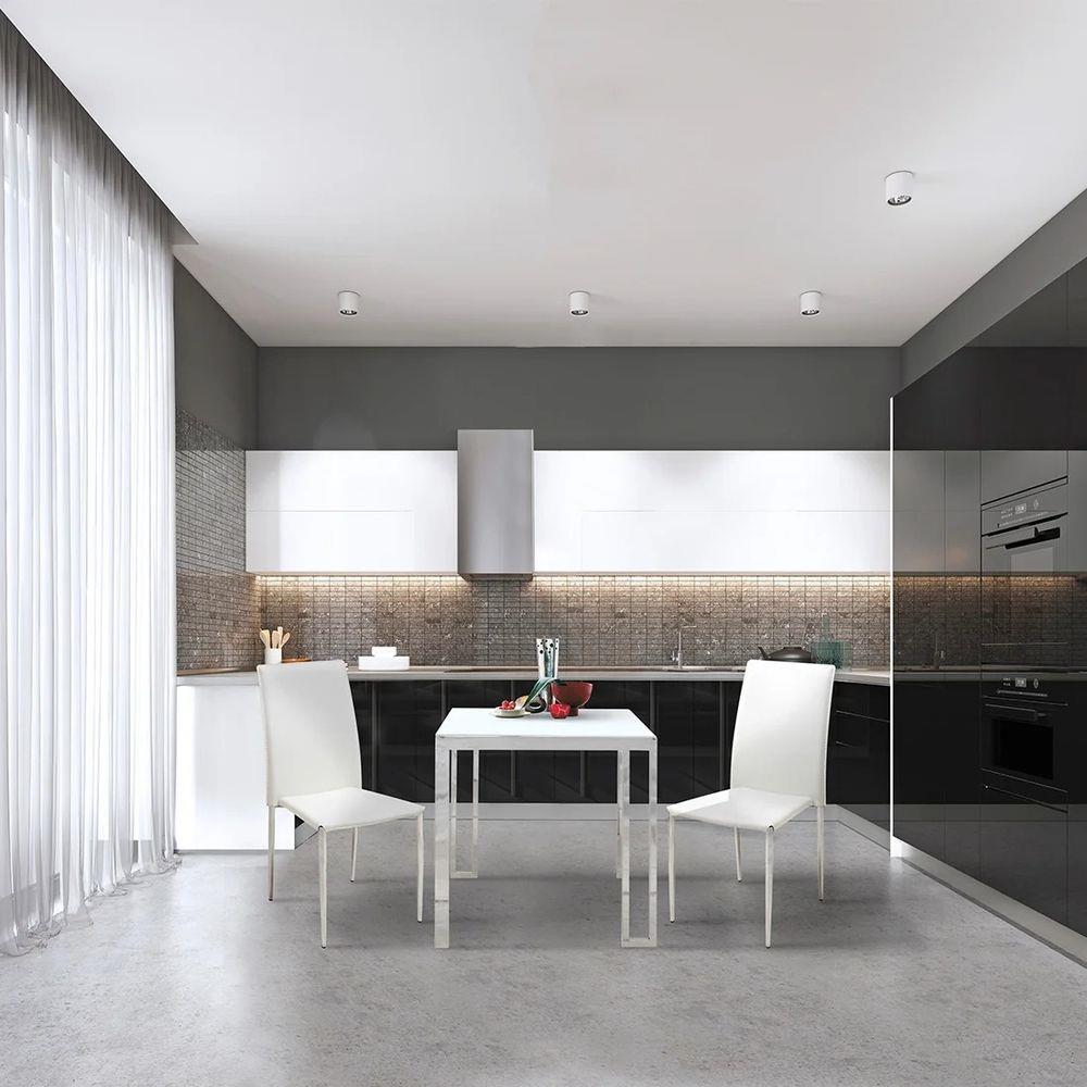 ชุดโต๊ะทานข้าว 2 ที่นั่ง SB FURNITURE MONTIS/YINTA สีขาว