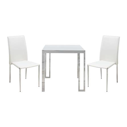 ชุดโต๊ะทานข้าว 2 ที่นั่ง SB FURNITURE MONTIS/YINTA สีขาว_0