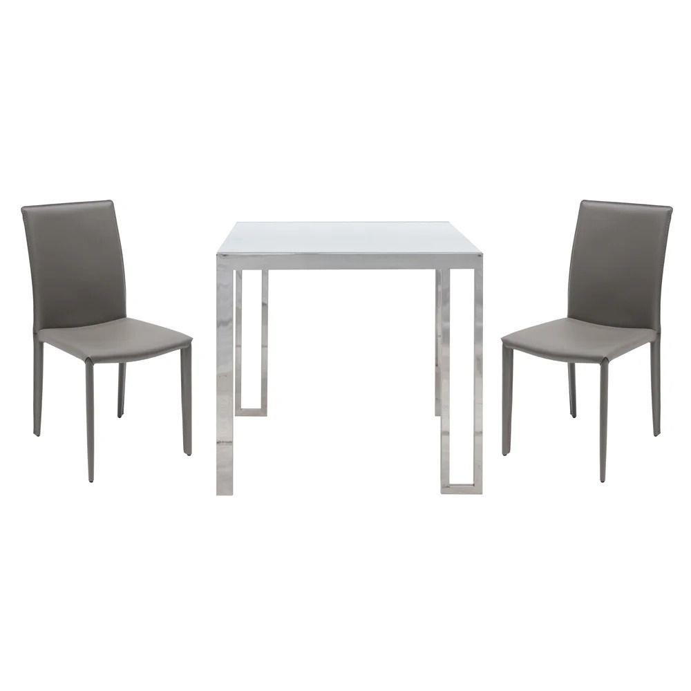 ชุดโต๊ะทานข้าว 2 ที่นั่ง SB FURNITURE MONTIS/YAZID สีเทา