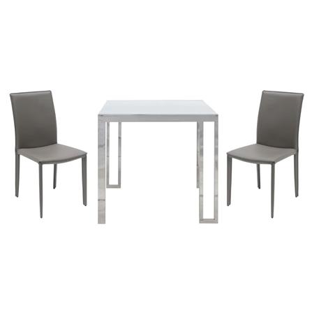 ชุดโต๊ะทานข้าว 2 ที่นั่ง SB FURNITURE MONTIS/YAZID สีเทา_0