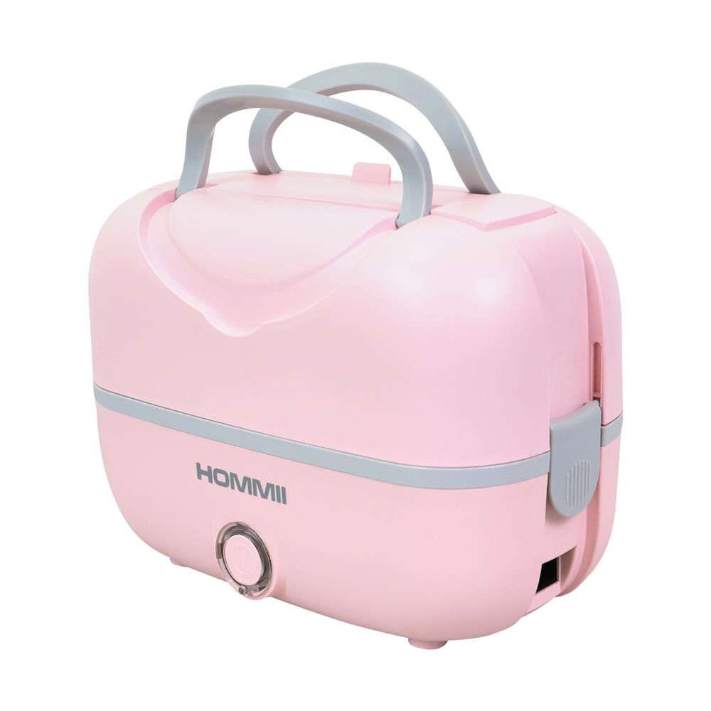 ปิ่นโตไฟฟ้า HOMMII TFH-01-PINK 1.2 ลิตร สีชมพู