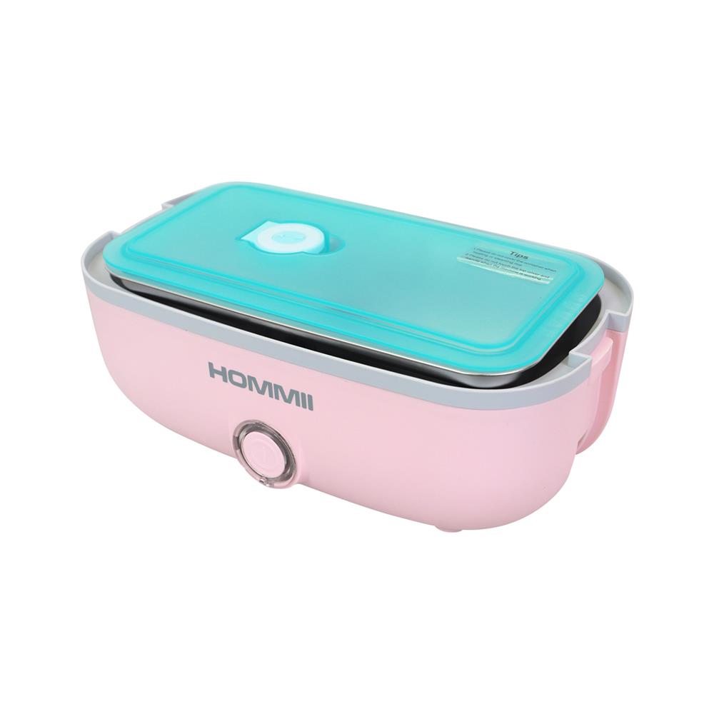 ปิ่นโตไฟฟ้า HOMMII TFH-01-PINK 1.2 ลิตร สีชมพู