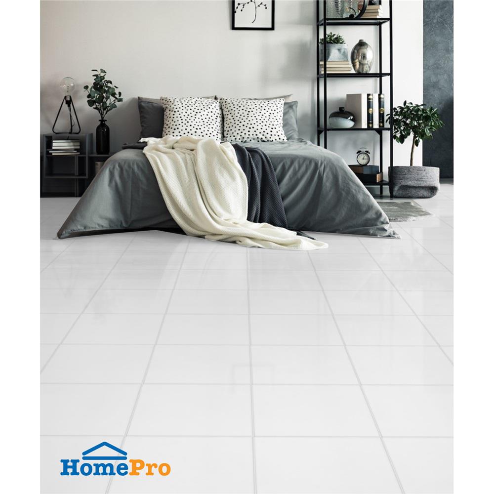 กระเบื้องพื้น 12x12 นิ้ว COTTO พาชมิน่ากลอส ขาว PM 1M2