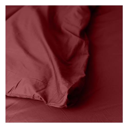 ชุดผ้าปูที่นอน 3.5 ฟุต 3 ชิ้น BENEATH BURGUNDY สีแดง_3