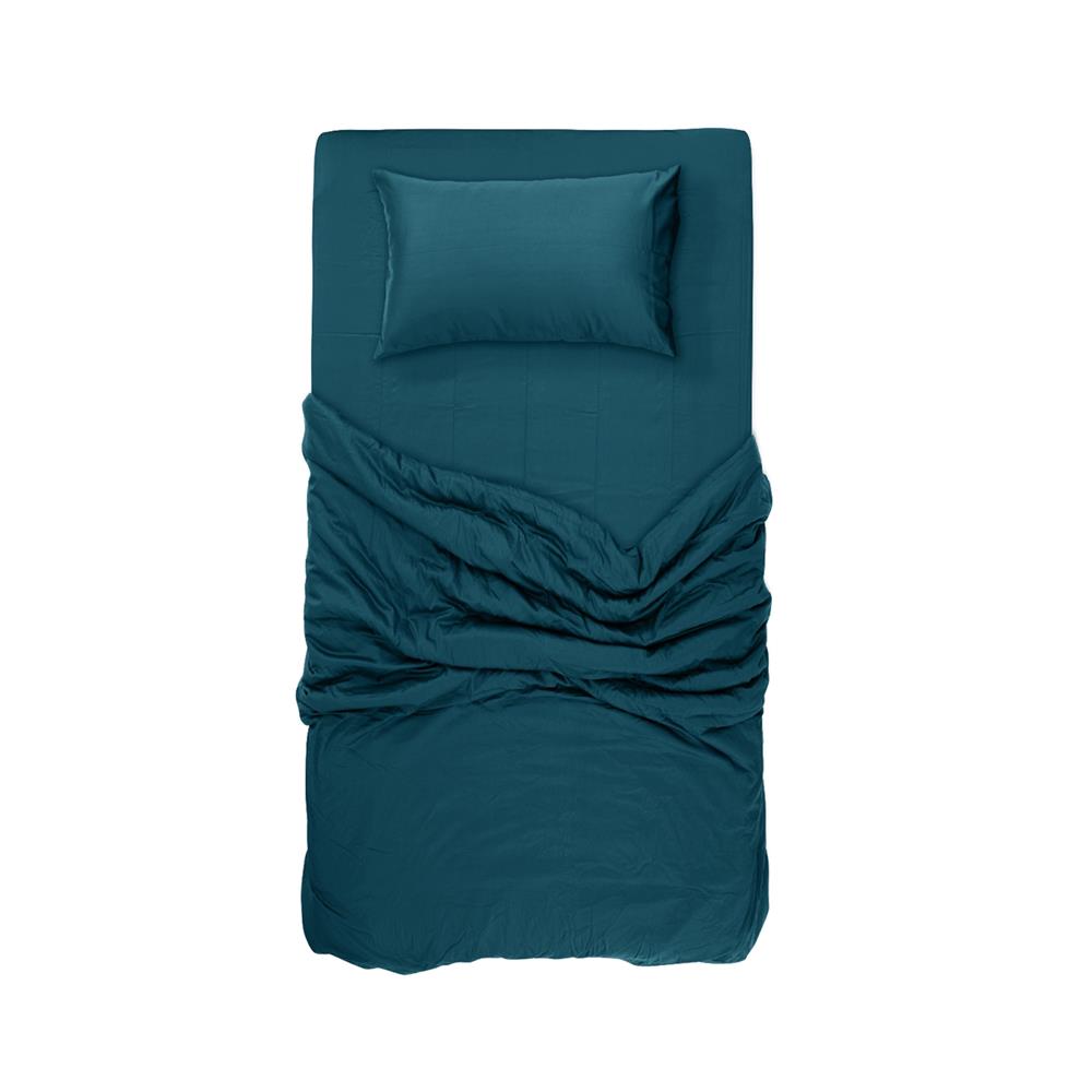 ชุดผ้าปูที่นอน 3.5 ฟุต 3 ชิ้น BENEATH DARK GREEN สีเขียวเข้ม