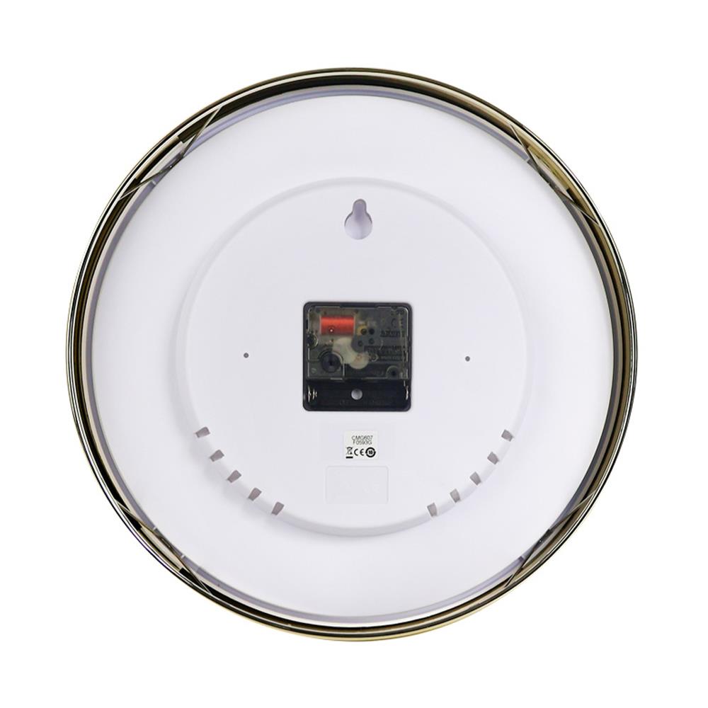 นาฬิกาแขวน RHYTHM CMG607NR18 12 นิ้ว สีทอง/ดำ